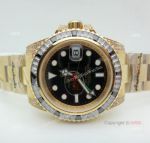 Copy Rolex GMT Yellow Gold 40mm Watch Rolex GMT Master 2 Rainbow Bezel